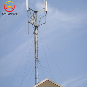 30 mét hỗ trợ Guy dây lưới Viễn thông di động guyed mast tháp - Product Image 5