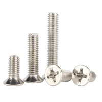 Vis de machine à tête fraisée plate Phillips nickelées M2, M2.5, M3, M3.5, M4, M4.5, M5.5 pour l'assemblage de produits électroniques