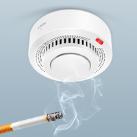 Détecteur de fumée intelligent Tuya Zigbee avec télécommande, compatible avec Alexa et Google Home