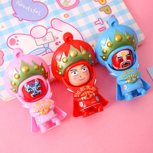 Muñeca de plástico con cambio de expresión de la Ópera de Sichuan, juguete para niños de 4 a 6 años, regalo unisex - Product Image 3