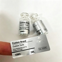 Boîte pliante personnalisée pour peptides en gros, boîte à flacons, faible MOQ, flacons de 2 ml, 3 ml, 5 ml, 10 ml