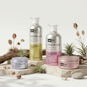 Minimalist Matte Finish <b>Bottles</b> Aluminum Shampoo <b>Bottle</b> with Pump Head Aluminum <b>Bottles</b> for Body Wash Shampoo Shower Gel - Product Image 6