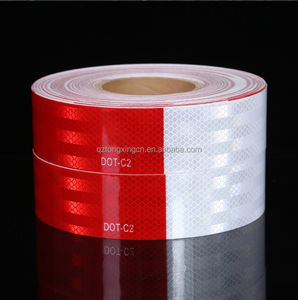 Autocollant réfléchissant en PVC nid d'abeille haute réflectivité 50m, ruban de sécurité réfléchissant en PVC auto-adhésif, avertissement de sécurité DOT--C2 - Product Image 1