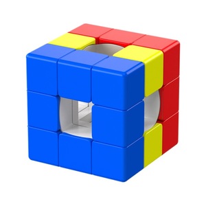 Qiyi Hollow Sandwich 3x3 Rubik's <b>Cube</b> Speed <b>Puzzle</b> Toy For Kids And Beginners Brain-Boosting Magic <b>Cube</b> 5 To 7 Years Old - Product Image 1