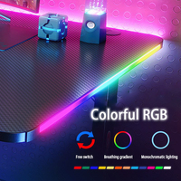 Lumière Led en forme de L de haute qualité, Table de jeu Rgb pour Console de jeu, Pc portable, bureau de jeu, Offre Spéciale