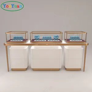 Luxury Jewelry Cabinet Showcase Jewelry Store Display Showcase Kiosk For Sale Jewelry Shop Cabinet Display Counter For Store