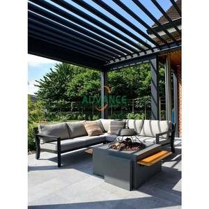 Pérgola <span class=keywords><strong>de</strong></span> Aluminio Resistente con Diseño <span class=keywords><strong>de</strong></span> Bioclimático, Sistema <span class=keywords><strong>de</strong></span> Pérgola Impermeable para Jardín y Patio Trasero, <span class=keywords><strong>3x3</strong></span>, 3x4, 4x3, 4x6 - Product Image 6