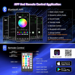 Ứng dụng điều khiển RGB Twinkle Starlight headliner xe Roof Sao Trần Kit-16W ánh sáng động cơ + 550PC * 0.75mm * 3m dẫn sợi quang ánh sáng Kit - Product Image 4