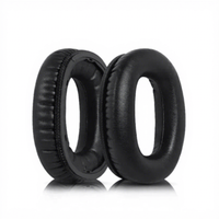 Coussinets d'oreille de remplacement pour écouteurs MARSHALL MONITOR II ANC, avec matériau doux et respirant en cuir protéiné