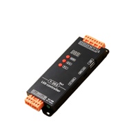 Contrôleur de boîte lumineuse dynamique LED pleine couleur, logiciel T2KS, balayage de flux 1903, programmable, bande lumineuse LED colorée 2812, Lededit