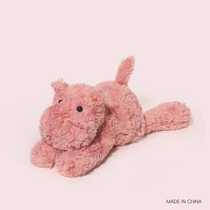 Peluche de Animales de Peluche Unisex de Algodón PP, Almohada para Dormir Abrazable, Suave, Lindo y Divertido, Perro, Mono, Elefante, Hipopótamo - Product Image 1