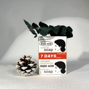 100g di <span class=keywords><strong>sapone</strong></span> da Bar naturale acido Kojic veloce 7 giorni sbiancante fatto a mano idratante per il corpo e il viso che pulisce profondamente l'alleggerimento della pelle scura - Product Image 3