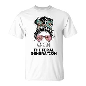 Camiseta Gen X Girl The Feral Generation Messy Bun Tie Dye - Product Image 1