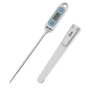 Thermomètre numérique <span class=keywords><strong>sans</strong></span> <span class=keywords><strong>fil</strong></span> étanche à lecture instantanée avec <span class=keywords><strong>sonde</strong></span> en plastique pour four et cuisine, usage domestique – Meilleures ventes - Product Image 1