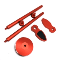 OEM kustom CNC aluminium mengubah penggilingan Universal pemegang kartu grafis dengan basis magnetik produsen bagian mesin CNC