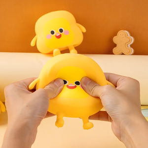 Juguete Antiestrés de TPR con Forma de Pan Tostado, de Rebote Lento, para Aliviar el Estrés, para Niños de 5 a 7 Años - Product Image 4