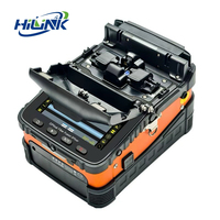 Soudeuse par fusion de fibres optiques multifonctionnelle AI-5 Pro à 6 moteurs, alignement de cœur, RJ45 FTTH, épissage automatique haute précision