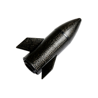 Coque de missile en fibre de carbone de qualité supérieure, ultra-légère, faible résistance au vent, résistante aux hautes températures, certifiée CE
