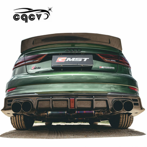 Beau kit de carrosserie en fibre de carbone pour <span class=keywords><strong>Audi</strong></span> A3 <span class=keywords><strong>S3</strong></span> CMST Design jupes latérales à lèvre avant diffuseur arrière capot de becquet arrière - Product Image 4