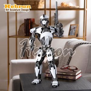 Adornos Metálicos de Astronauta Creativos para Mueble de TV, Regalos de Lujo para la Nueva Residencia, Decoración para Sala de Estar - Product Image 5