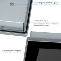 PC industriel tout-en-un haute performance avec écran tactile capacitif intégré de 15 pouces, processeur I5 10210U
