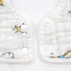 Baberos para bebé Kim Ryan, baberos de algodón de gasa de 6 capas con patrón de dibujos animados, para recién nacidos hasta niños pequeños, tamaño 0-3 años, baberos de alimentación suaves y absorbentes - Product Image 2