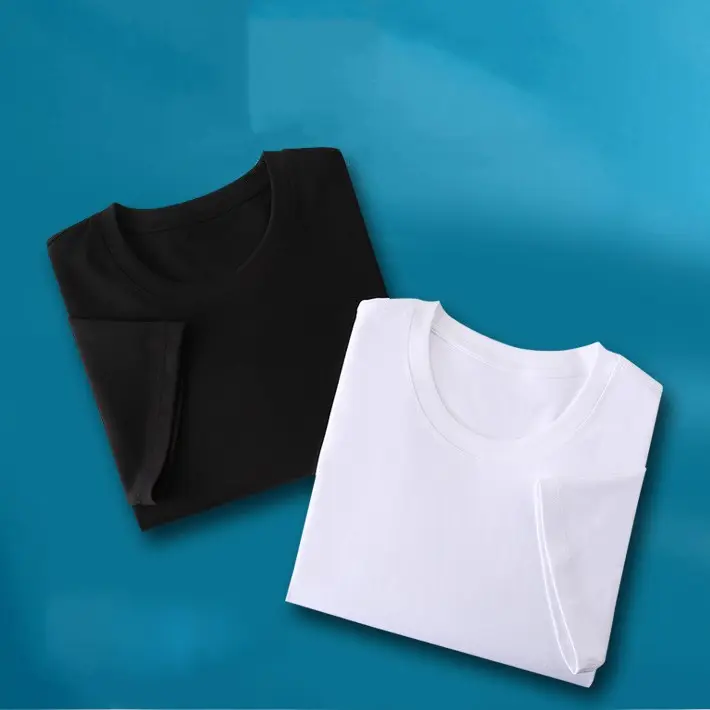 Vlekbestendige T-Shirt Wit T-Shirt Ademende Waterdichte Hydrofobe Sneldrogende T-Shirts Met Korte Mouwen
