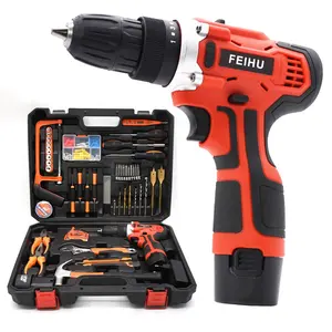 New Product Screw Driver Manufacturer Of Brush Power Drill Machine Set Tools for Variable Speed Reversible with Cordless Drill