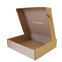 Logotipo personalizado Impreso Correo Ecológico E Flauta Cartón corrugado Cartones de papel Embalaje grande Envío Caja de correo
