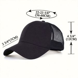 Promotion Women's Ponytail <b>Hats</b> With Mesh Back Trucker Cap Style/ BSCI Factory Custom Sports Caps <b>for</b> Female - Product Image 4