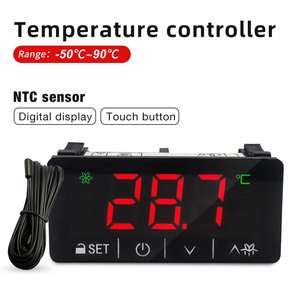 Venta al por mayor, termostato <span class=keywords><strong>Digital</strong></span>, pantalla táctil, controlador de temperatura, regulador de temperatura, Sensor NTC, relé, incubadora de elaboración de cerveza - Product Image 3