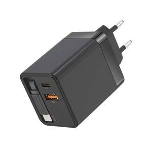 40W PD <span class=keywords><strong>USB</strong></span> C gan sạc với 60cm cáp có thể thu vào 3-Port gan <span class=keywords><strong>USB</strong></span> sạc - Product Image 6