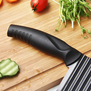 Stainless Steel Wavy <b>Knife</b> 8-9.9in Blade Multi-Purpose <b>Slicing</b> <b>Knife</b> For Kitchen Use - Product Image 2