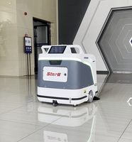 Machine de nettoyage de sols intelligente commerciale, robot industriel extérieur pour le nettoyage, machine de lavage et de balayage intelligente