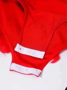 6-16 Kids Girls Dance Wear Custom Logo <b>Feather</b> Latin Dance Leotard Bodysuit For Competitions Dance Classes Stage Shows - Product Image 5