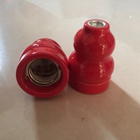 Support de lampe en céramique coloré en forme de gourde E27, douille créative à visser 250V, luminaire moderne minimaliste DIY