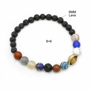 Nueva gran oferta Welwish Children's Stone Star Galaxy <span class=keywords><strong>pulsera</strong></span> ocho pulseras planetarias para aniversario - Product Image 2