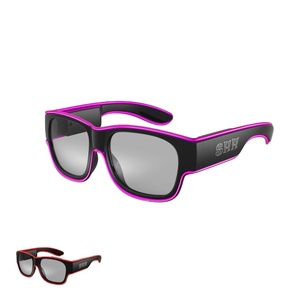 <span class=keywords><strong>Old</strong></span> Fashion Glow El Wire Lunettes pour les décorations de fête Fabrication de lunettes - Product Image 1