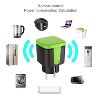 WiFi Standard EU nouvelle prise de contrôle de l'énergie de synchronisation APP fonctionne avec Alexa Google Home Tuya prise intelligente extérieure