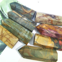 Solution unique de haute qualité naturel méditation Creek jasper Cyrstal Point pour la décoration de la maison ou Souvenir