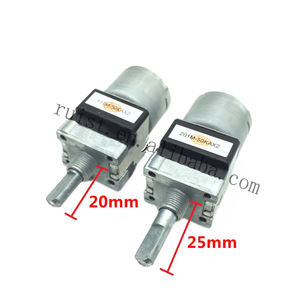 Potenciômetro de motor duplo RUIST <span class=keywords><strong>ALPS</strong></span> RK168 A50K amplificador de volume semi-eixo de 8 pinos de linha única sem torneira - Product Image 2