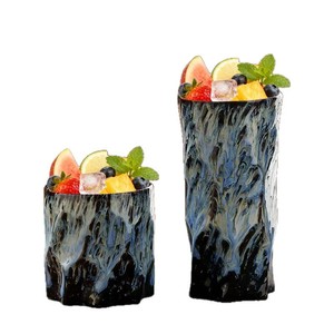 แก้วกาแฟเซรามิกเปลี่ยนสีได้ ดีไซน์ลายไม้สุดสร้างสรรค์ สไตล์อเมริกัน สำหรับชาและน้ำ ใช้ในบ้าน - Product Image 5