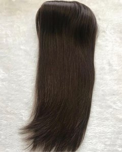 เครื่องทำผมมนุษย์ธรรมชาติ100% ไม่ผ่านกระบวนการ,ที่โกนผมสีน้ำตาลแบบตรงสำหรับผู้หญิง - Product Image 2