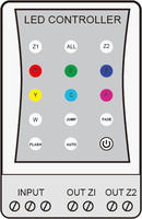 Controlador WiFi Inteligente de 2 Cables, Versión Tuya, Receptor Inalámbrico para Sistema de Iluminación LED, CA/CC 12V-24V, Control de 2 Vías, Aplicación Smart Life