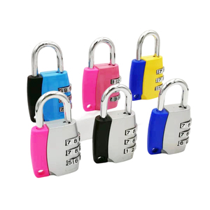 <span class=keywords><strong>Cadenas</strong></span> carré Kamal HB30 en alliage de zinc avec combinaison à 3 chiffres et blocs de couleur, idéal pour valise, sac à dos et voyage - Product Image 6