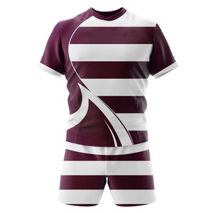 High Quality Fully Customized Breathable Rugby Uniform <b>For</b> <b>Sale</b> Breathable Light <b>Weight</b> Custom Logo Rugby Uniform - Product Image 2