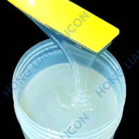 Le caoutchouc de silicone liquide transparent présente une résistance élevée à la déchirure Bonne transmission de la lumière Silicone transparent 10A