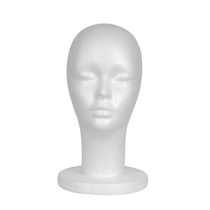 Tête de <span class=keywords><strong>Mannequin</strong></span> en Mousse Plastique Homme et Femme pour Coiffure de Perruques et Chapeaux, Support <span class=keywords><strong>d</strong></span>'Exposition - Product Image 6