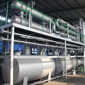 Jinpeng-máquina de pirólisis de residuos, planta de pirolisis de plástico de barro de aceite para combustible