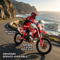 Moto tout-terrain à essence 4 temps 200-400CC STN G11 MT300 43kW 120km/h Enduro Motocross